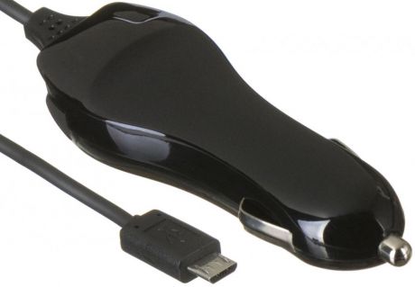 Автомобильное зарядное устройство Deppa microUSB (черный)