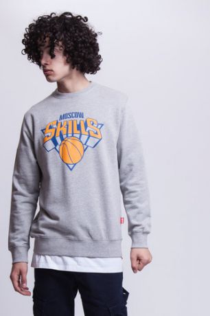 Толстовка SKILLS New York (Grey Melange, 2XL)