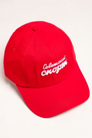 Бейсболка ЗАПОРОЖЕЦ х СОВЕТСКИЙ СПОРТ Logo Papa Cap (Red, O/S)
