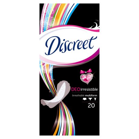 прокладки DISCREET Deo Irresistible 20 шт. ежедневные