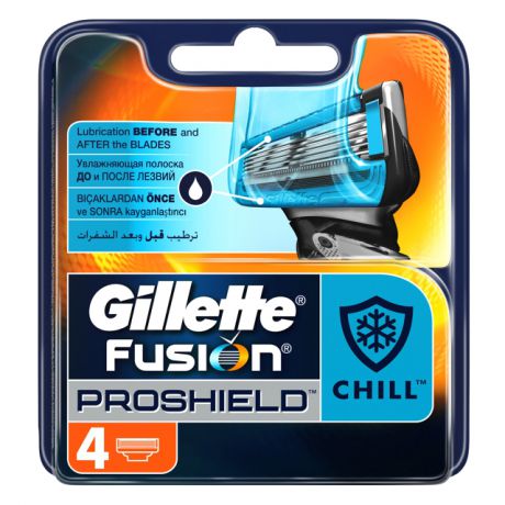 кассеты GILLETTE Fusion Proshield Chill 4 шт.