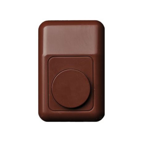 кнопка для звонка коричневая