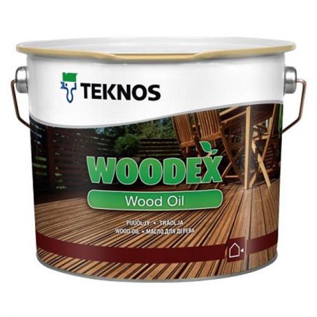 масло д/дерева ТEKNOS woodex wood oil 2,7л коричневый