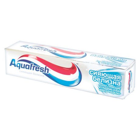 паста зуб. AQUAFRESH Сияющая белизна 100мл отбеливающая