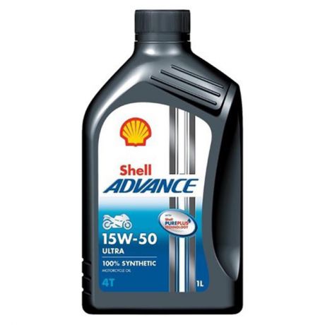 масло моторное SHELL Advance 4T Ultra 15W50 1л