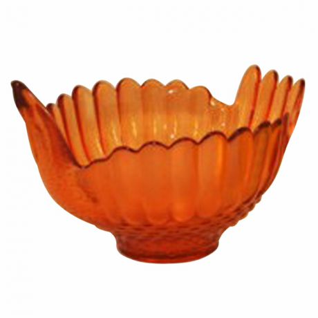 салатник NINAGLASS Феникс 20,5см 0,65л стекло оранжевый