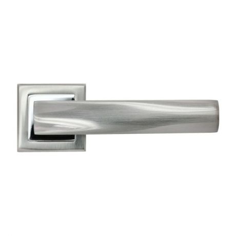 ручка дверная RUCETTI 14-S SN/CP никель сатиновый/хром