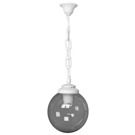 светильник уличный подвесной FUMAGALLI Sichem Globe 250 Е27 белый дым к.полимер