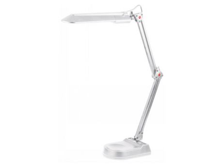 лампа настольная Desk 1х11Вт G23 230В металл крашеный пластик серебро