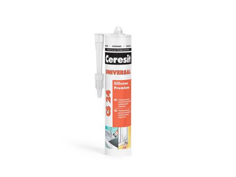 герметик силиконовый CERESIT CS 24 универсальный 280мл белый