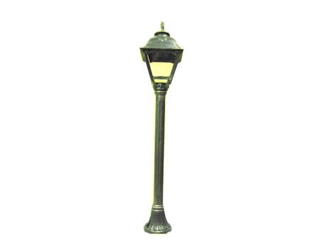 светильник уличный столб FUMAGALLI Mizar Cefa E27 IP55 ант.бронза, прозрачный