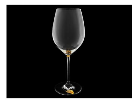 набор бокалов RONA Celebration Золотая капля 6шт. 470мл вино стекло