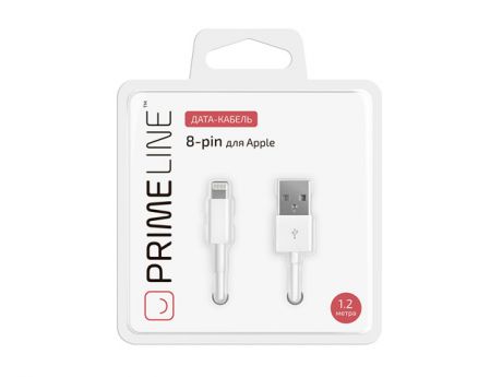 дата-кабель 8-pin для Apple 1,2м белый
