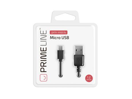 дата-кабель USB-micro 1,2м черный