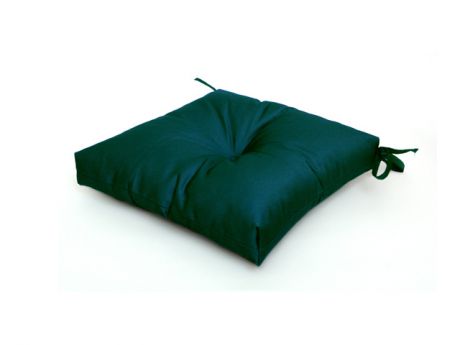 подушка для стула POOF 400х400х90мм зеленая полиэстер