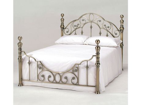 кровать VICTORIA 1690х2140мм античная медь металл