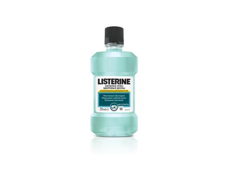 ополаскиватель LISTERINE Сильные зубы, здоровые десны 250мл