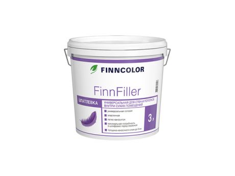 шпатлевка готовая FINNCOLOR Finnfiller финишная 3л