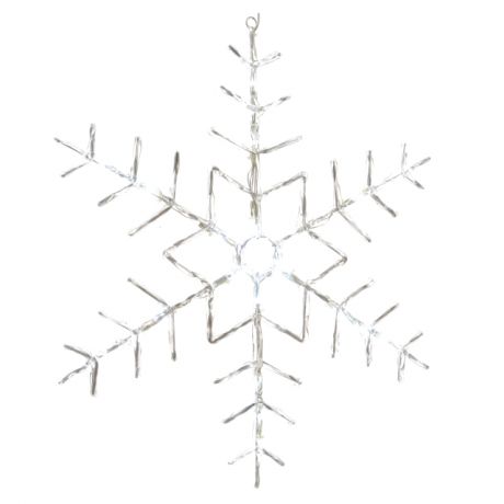 фигура светящаяся Снежинка д/улицы 50см 24LED холодный белый