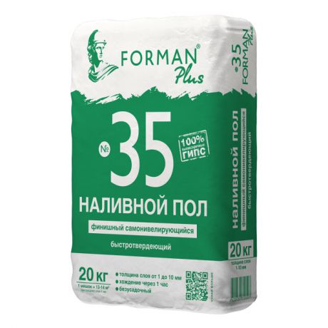 самовыравниватель д/пола Forman 35 гипс. финиш. Быстротверд.