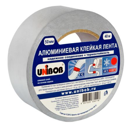 лента алюминиевая UNIBOB 50ммх25м