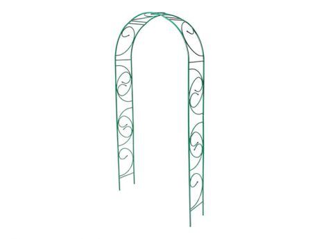 арка садовая разборная Узор-1 зеленый 2,5х1,2х0,3 м металл