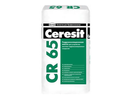 масса цементная CERESIT гидроизоляционная CR 65 5кг