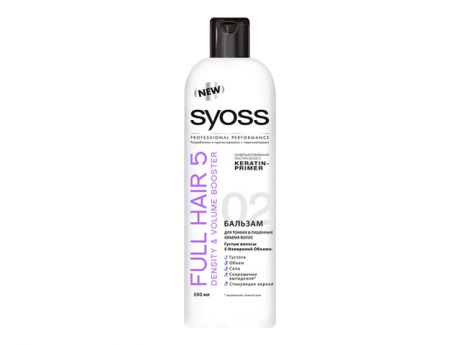 бальзам SYOSS Full Hair 5 500мл