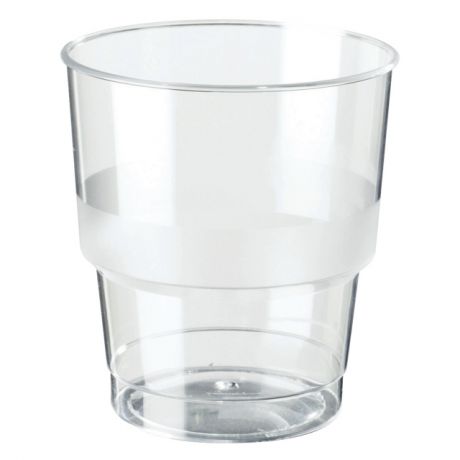 стаканы DUNI Tourmaline 250 мл. 15 шт. прозрачный одноразовые