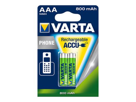 аккумуляторы VARTA Phone Power AAA 800мАч блистер 2шт