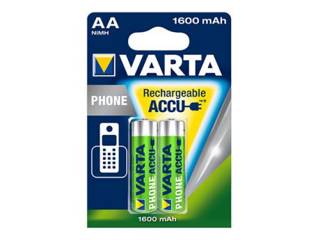 аккумуляторы VARTA Phone Power AA 1600мАч блистер 2шт
