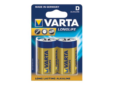 батарейка VARTA LONGLIFE D блистер 2шт