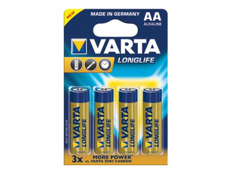 батарейка VARTA LONGLIFE AA блистер 4шт