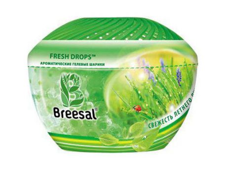освежитель воздуха BREESAL Aroma Drops Свежесть летнего луга гелевые шарики