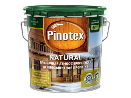 средство деревозащитное PINOTEX Natural 2,7л бесцветное