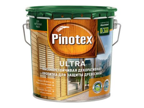 средство деревозащитное PINOTEX Ultra 2,7л тик