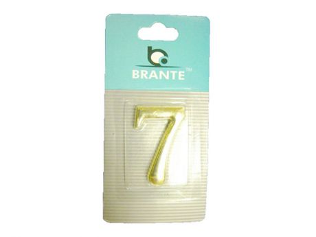 цифра- 7 Brante самокл.металл золото