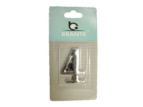цифра- 4 Brante самокл.металл хром