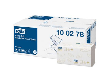 полотенца бум. TORK Premium 2-сл. 23х23см 200шт. ZZ-слож. мягкие