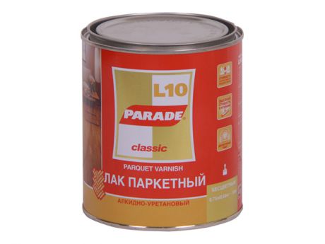 лак алкидно-уретановый PARADE L10 п/матовый 0,75л