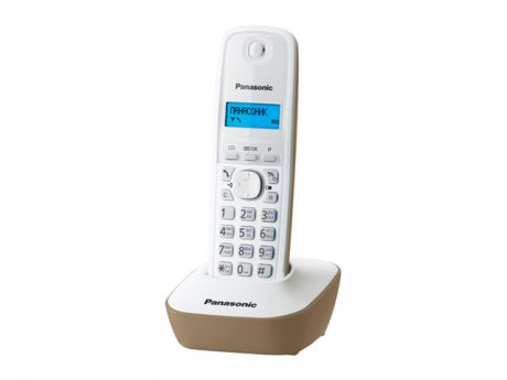 аппарат телефонный DECT PANASONIC KX-TG1611RUJ бел./беж.