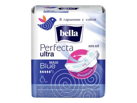прокладки BELLA Perfecta Ultra Maxi Blue Extra Soft 8шт