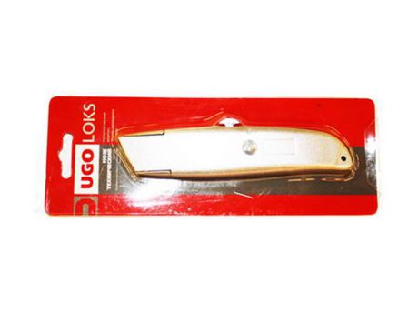 нож UGO LOKS трапециевидный 20мм металлический корпус