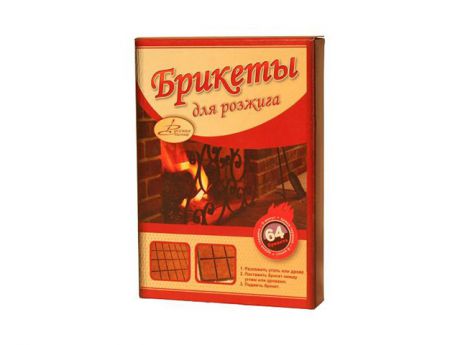 брикеты для розжига 64шт