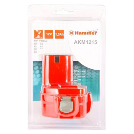 аккумулятор HAMMER AKM1215 12В NiCD 1,5Ач для MAKITA