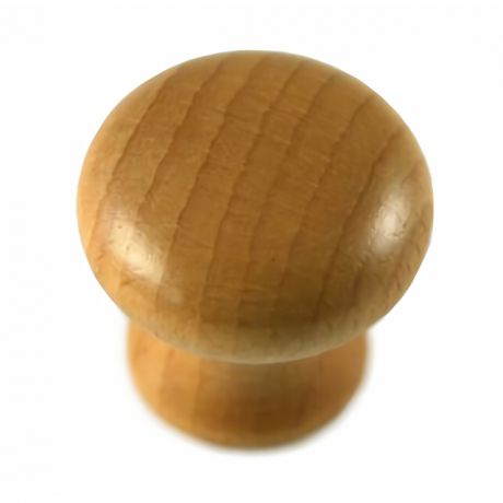 ручка-кнопка К-11 деревянная орех светлый