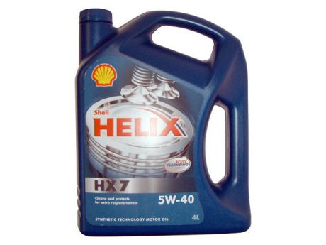 масло моторное SHELL Helix HX7 5W40 4л