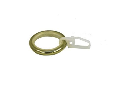 кольцо D16 стандартное ОСТ, бронза с крючком (уп.10шт)