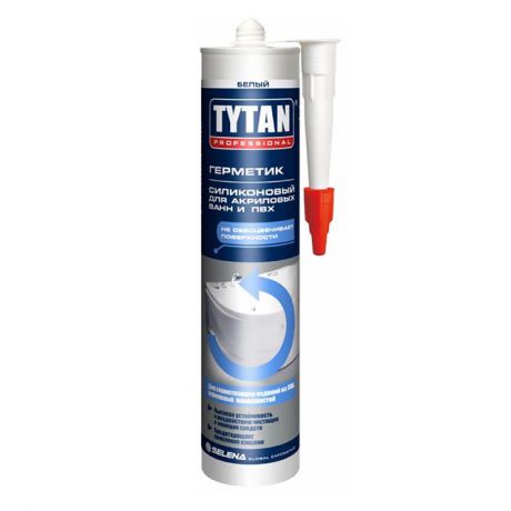 герметик силиконовый TYTAN д/акриловых ванн 310мл белый
