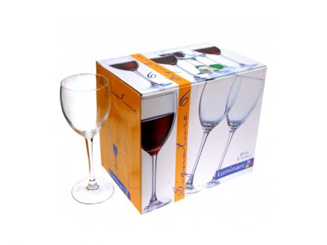 набор бокалов LUMINARC Signature 6шт. 250мл вино стекло